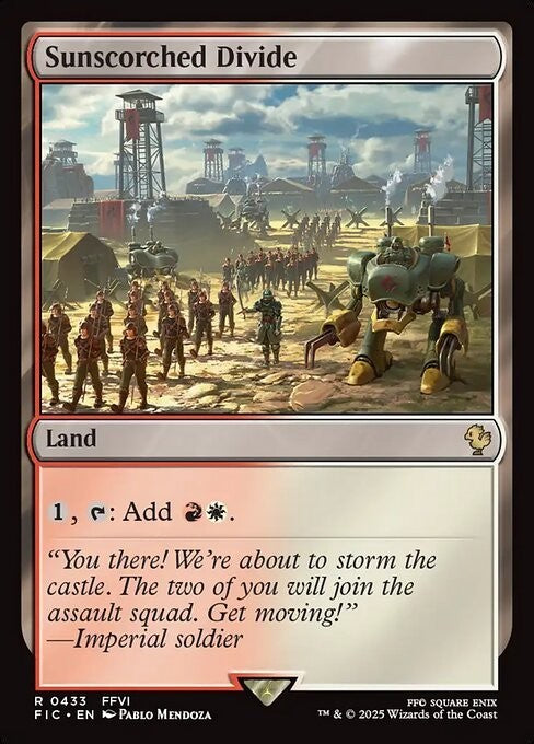 Sunscorched Divide ~ Commander: Final Fantasy [ NM ] [ Magic MTG ]