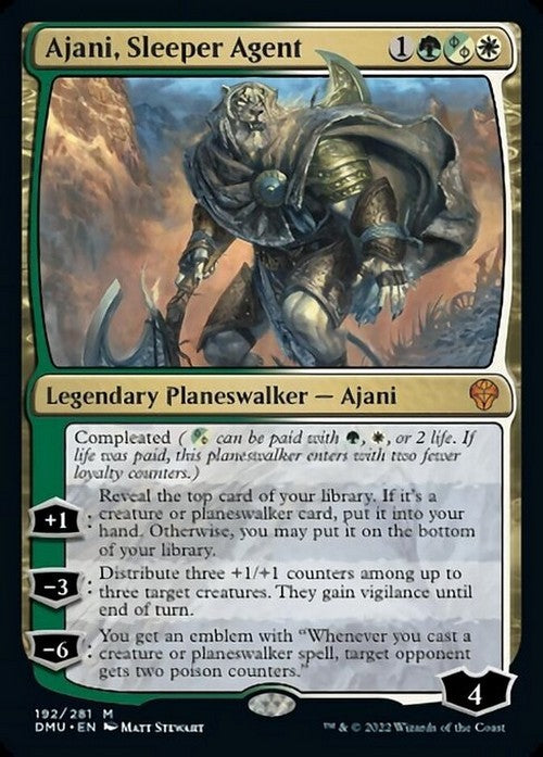 Ajani, Sleeper Agent ~ Dominaria United [ NearMint ] [ Magic MTG ]