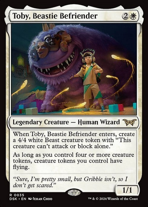 Toby, Beastie Befriender ~ Duskmourn [ NearMint ] [ Magic MTG ]