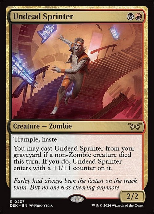 Undead Sprinter ~ Duskmourn [ NearMint ] [ Magic MTG ]