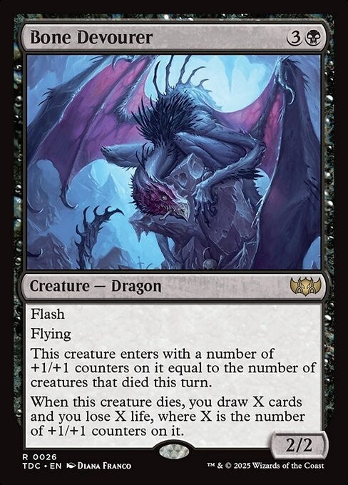 Bone Devourer ~ Commander: Tarkir: Dragonstorm [ NM ] [ Magic MTG ]
