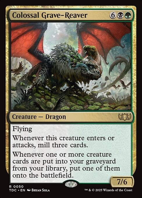 Colossal Grave-Reaver ~ Commander: Tarkir: Dragonstorm [ NM ] [ Magic MTG ]