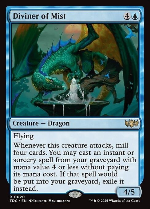 Diviner of Mist ~ Commander: Tarkir: Dragonstorm [ NM ] [ Magic MTG ]