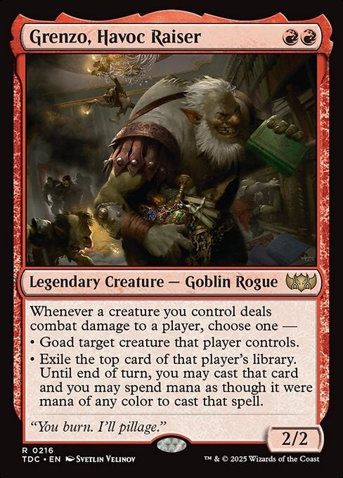 Grenzo, Havoc Raiser ~ Commander: Tarkir: Dragonstorm [ NM ] [ Magic MTG ]