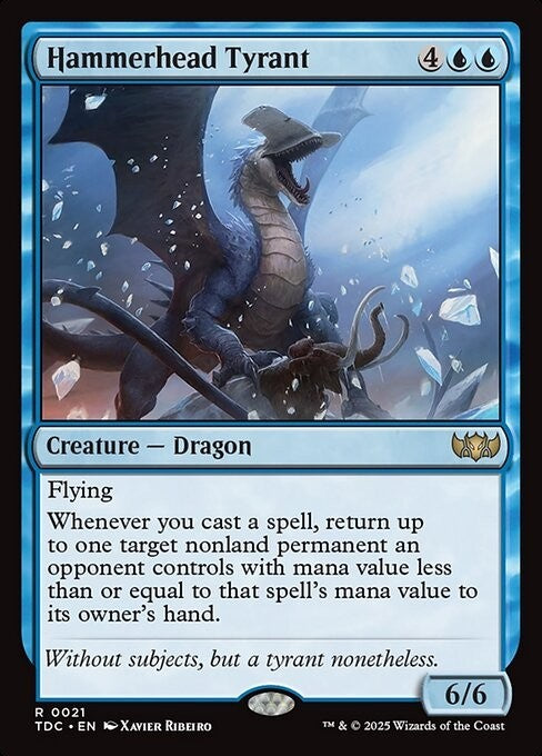 Hammerhead Tyrant ~ Commander: Tarkir: Dragonstorm [ NM ] [ Magic MTG ]