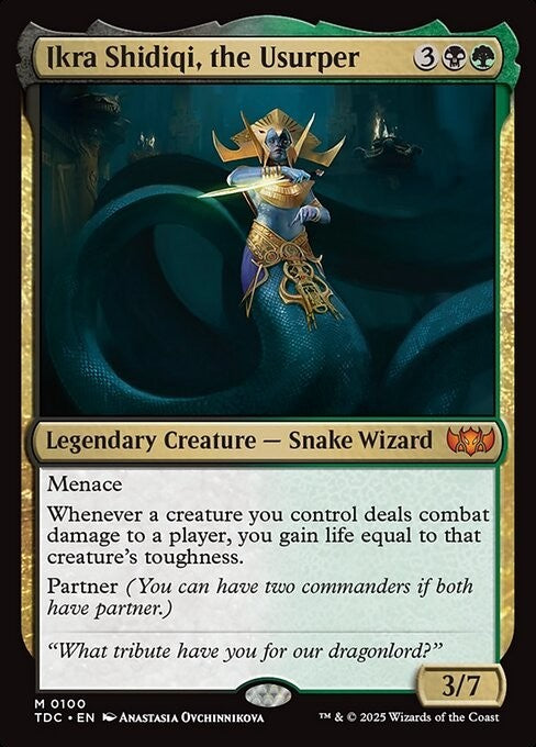 Ikra Shidiqi, the Usurper ~ Commander: Tarkir: Dragonstorm [ NM ] [ Magic MTG ]