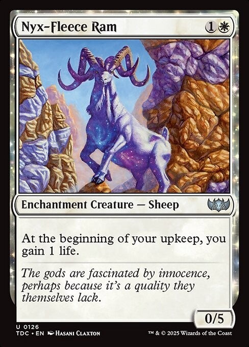 Nyx-Fleece Ram ~ Commander: Tarkir: Dragonstorm [ NM ] [ Magic MTG ]