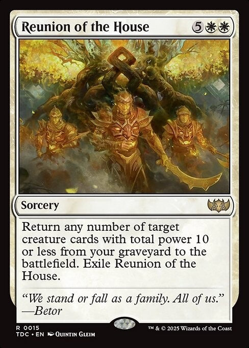 Reunion of the House ~ Commander: Tarkir: Dragonstorm [ NM ] [ Magic MTG ]