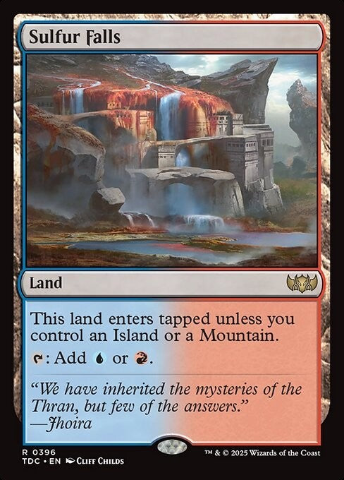 Sulfur Falls ~ Commander: Tarkir: Dragonstorm [ NM ] [ Magic MTG ]
