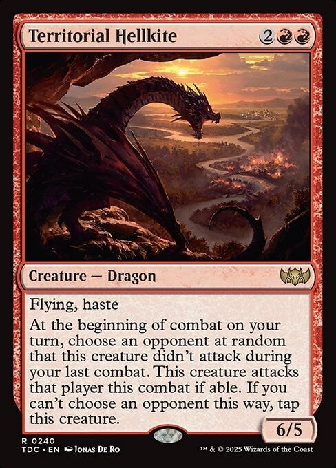 Territorial Hellkite ~ Commander: Tarkir: Dragonstorm [ NM ] [ Magic MTG ]