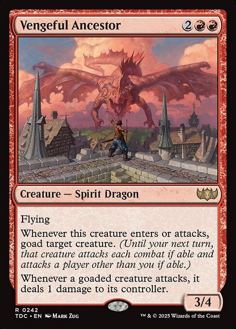 Vengeful Ancestor ~ Commander: Tarkir: Dragonstorm [ NM ] [ Magic MTG ]