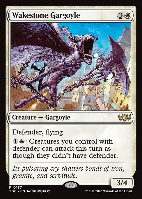 Wakestone Gargoyle ~ Commander: Tarkir: Dragonstorm [ NM ] [ Magic MTG ]