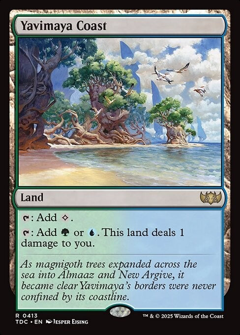 Yavimaya Coast ~ Commander: Tarkir: Dragonstorm [ NM ] [ Magic MTG ]