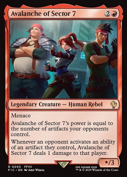 Avalanche of Sector 7 ~ Commander: Final Fantasy [ NM ] [ Magic MTG ]