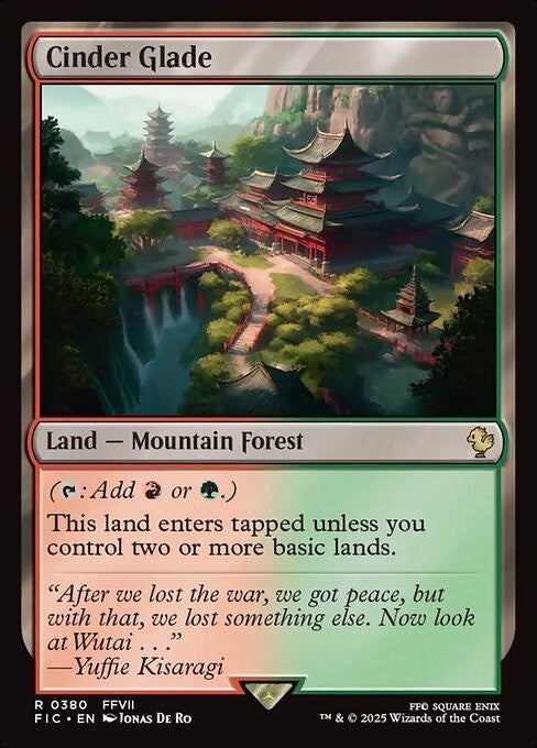 Cinder Glade ~ Commander: Final Fantasy [ NM ] [ Magic MTG ]