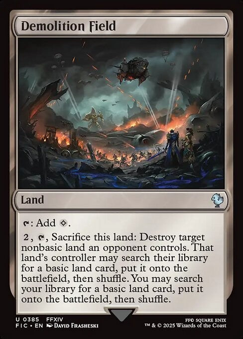 Demolition Field ~ Commander: Final Fantasy [ NM ] [ Magic MTG ]
