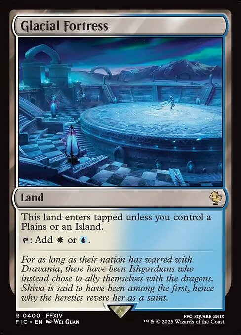 Glacial Fortress ~ Commander: Final Fantasy [ NM ] [ Magic MTG ]