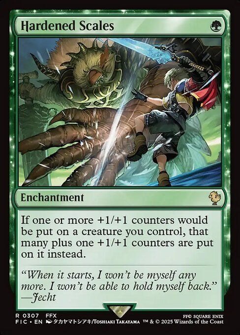 Hardened Scales ~ Commander: Final Fantasy [ NM ] [ Magic MTG ]