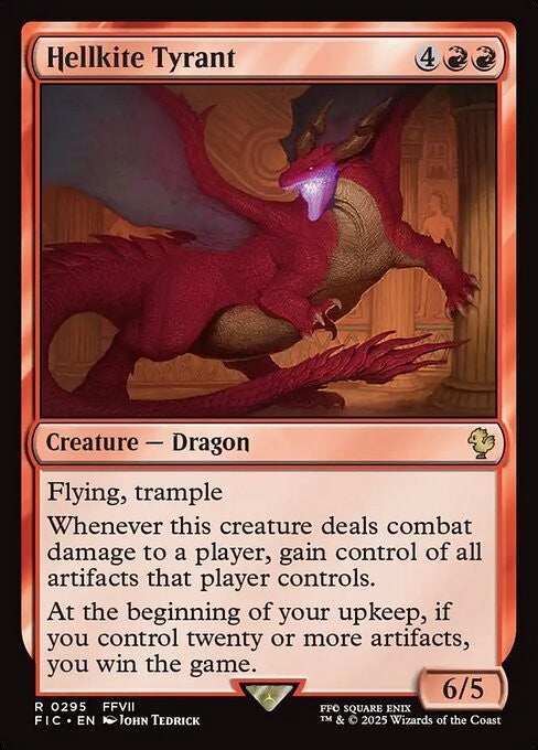 Hellkite Tyrant ~ Commander: Final Fantasy [ NM ] [ Magic MTG ]