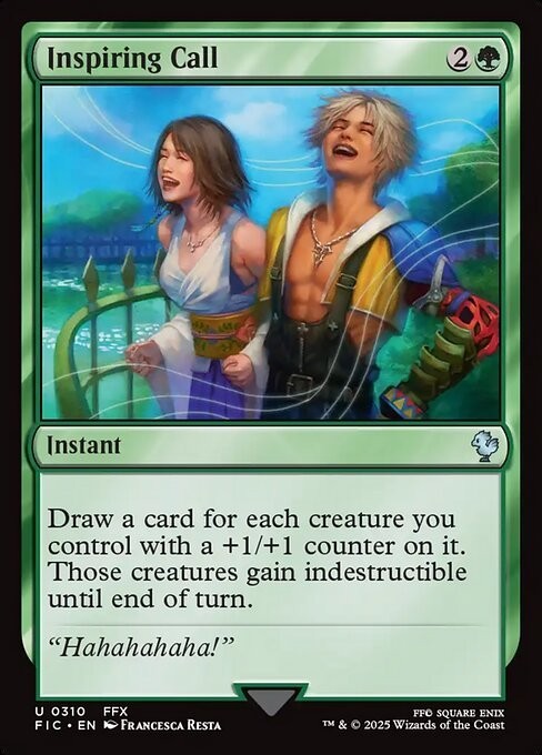 Inspiring Call ~ Commander: Final Fantasy [ NM ] [ Magic MTG ]