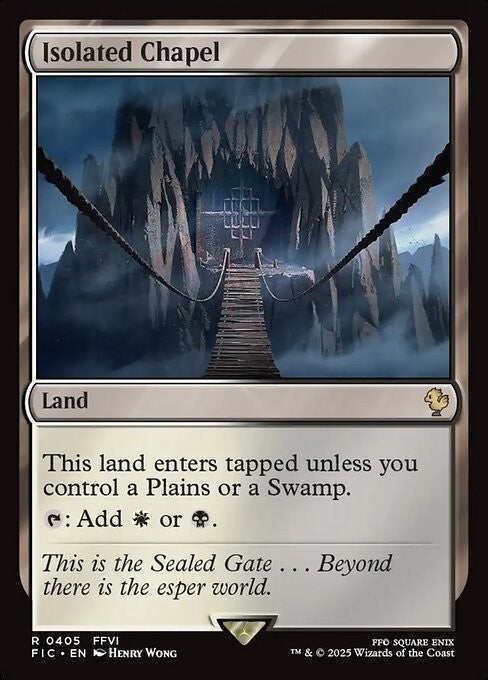 Isolated Chapel ~ Commander: Final Fantasy [ NM ] [ Magic MTG ]