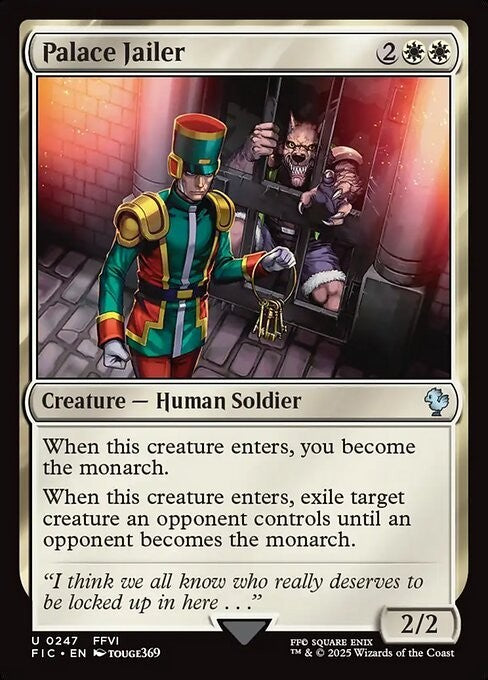 Palace Jailer ~ Commander: Final Fantasy [ NM ] [ Magic MTG ]
