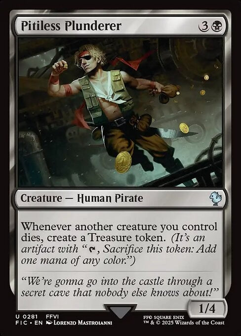 Pitiless Plunderer ~ Commander: Final Fantasy [ NM ] [ Magic MTG ]
