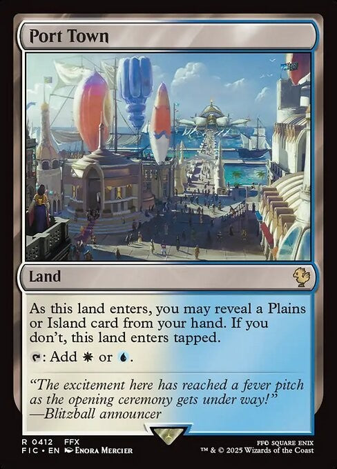 Port Town ~ Commander: Final Fantasy [ NM ] [ Magic MTG ]