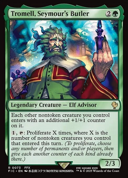Tromell, Seymour's Butler ~ Commander: Final Fantasy [ NM ] [ Magic MTG ]