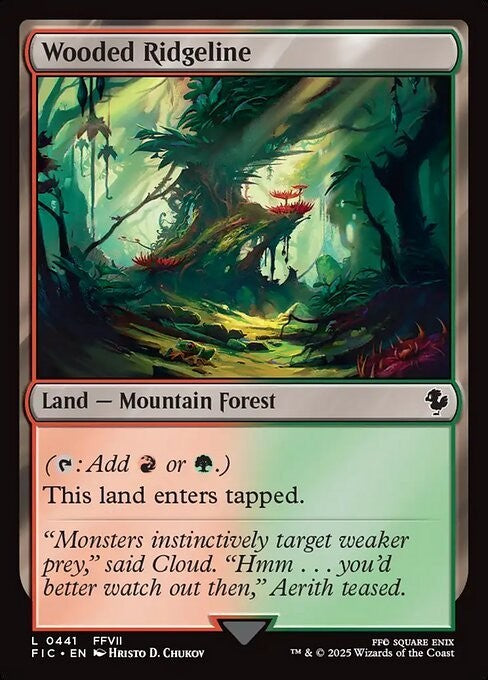Wooded Ridgeline ~ Commander: Final Fantasy [ NM ] [ Magic MTG ]