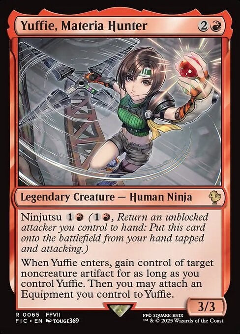 Yuffie, Materia Hunter ~ Commander: Final Fantasy [ NM ] [ Magic MTG ]