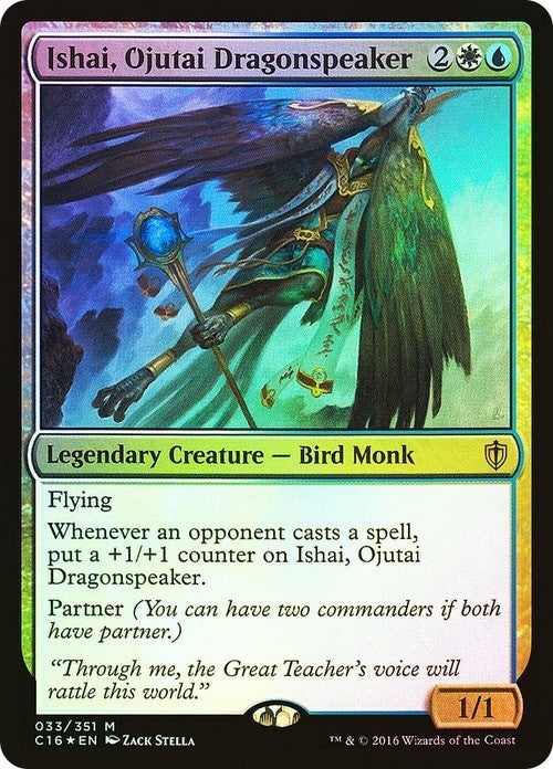 FOIL Ishai, Ojutai Dragonspeaker ~ Commander 2016 [ Excellent ] [ Magic MTG ]