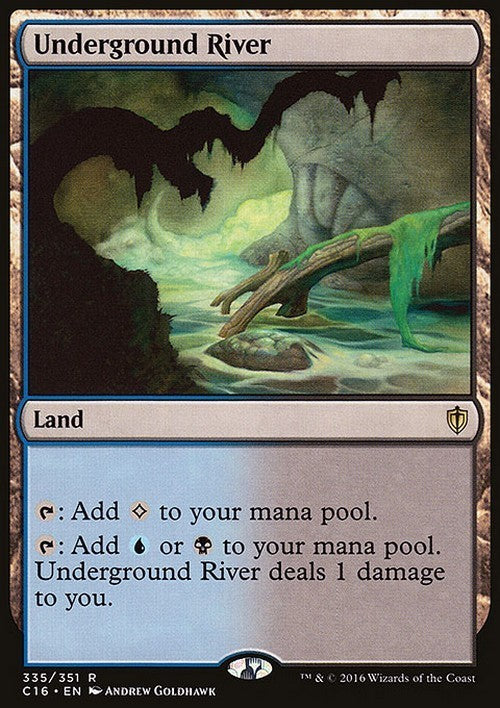 Underground River ~ Commander 2016 [ Excellent ] [ Magic MTG ]