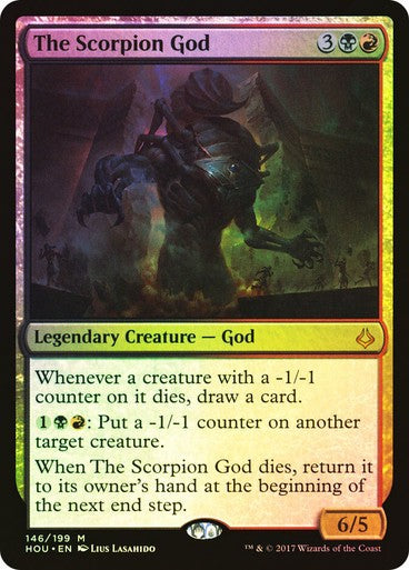 FOIL The Scorpion God ~ Hour of Devastation [ Excellent ] [ Magic MTG ]