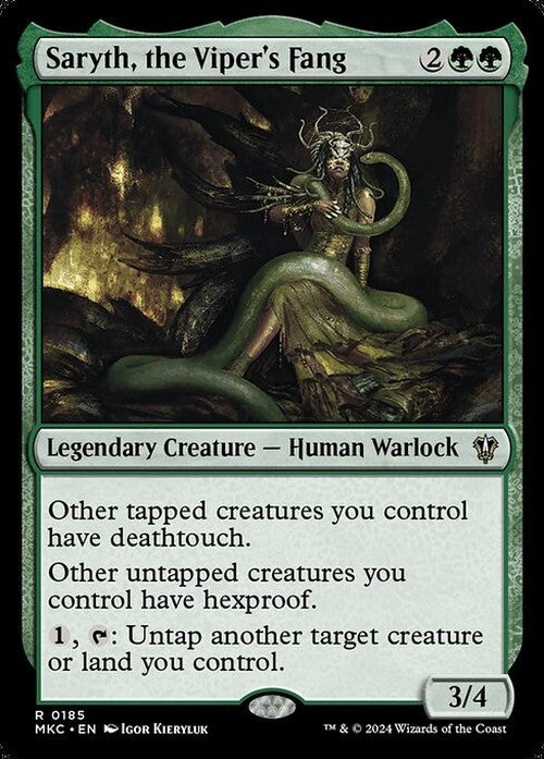 Saryth, the Viper's Fang ~ Commander: Murders at Karlov Manor [ NM ] [ MTG ]