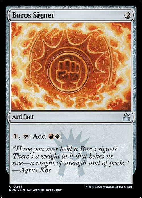 Boros Signet ~ Ravnica Remastered [ NearMint ] [ Magic MTG ]