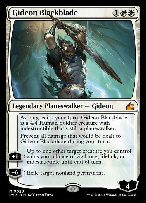 Gideon Blackblade ~ Ravnica Remastered [ NearMint ] [ Magic MTG ]