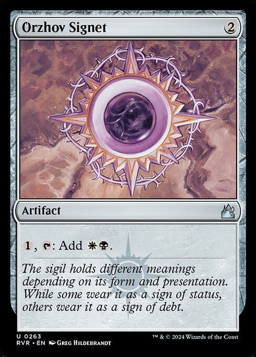 Orzhov Signet ~ Ravnica Remastered [ NearMint ] [ Magic MTG ]