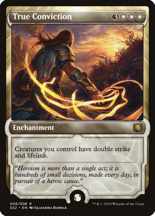 True Conviction ~ Signature Spellbook: Gideon [ Excellent ] [ Magic MTG ]
