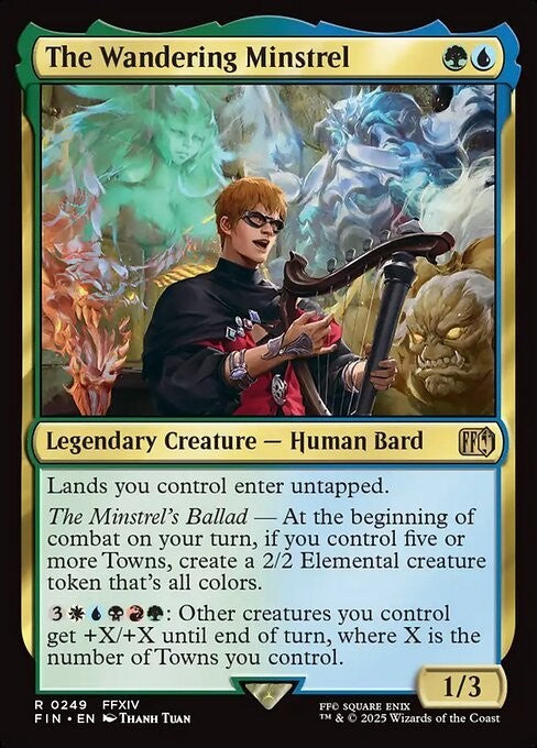 The Wandering Minstrel ~ Final Fantasy [ NM ] [ Magic MTG ]