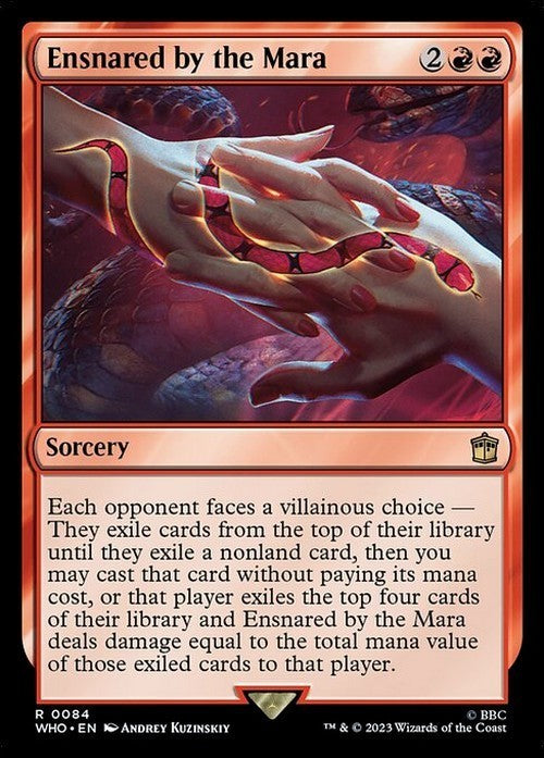 Ensnared by the Mara ~ Commander: Doctor Who [ NearMint ] [ Magic MTG ]