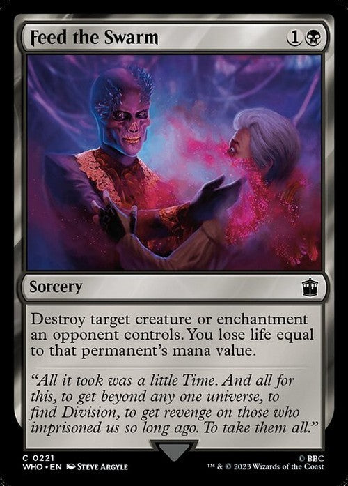 Feed the Swarm ~ Commander: Doctor Who [ NearMint ] [ Magic MTG ]