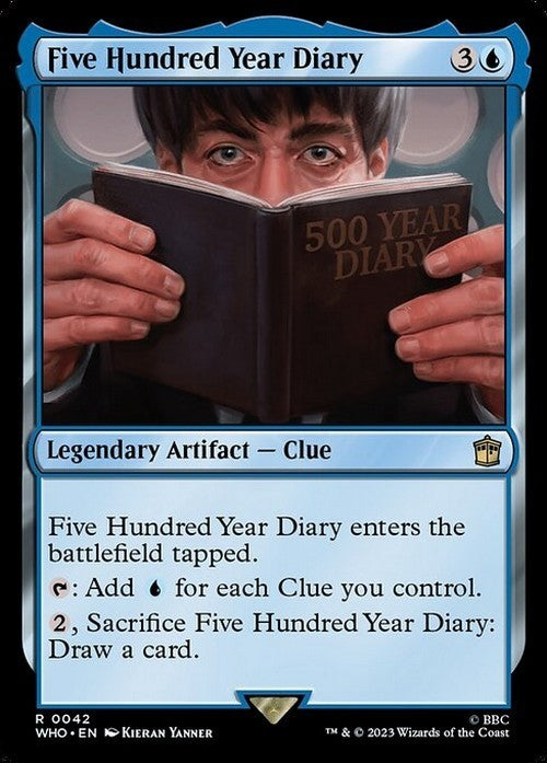 Five Hundred Year Diary ~ Commander: Doctor Who [ NearMint ] [ Magic MTG ]