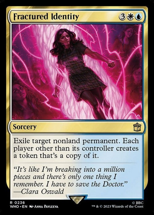 Fractured Identity ~ Commander: Doctor Who [ NearMint ] [ Magic MTG ]