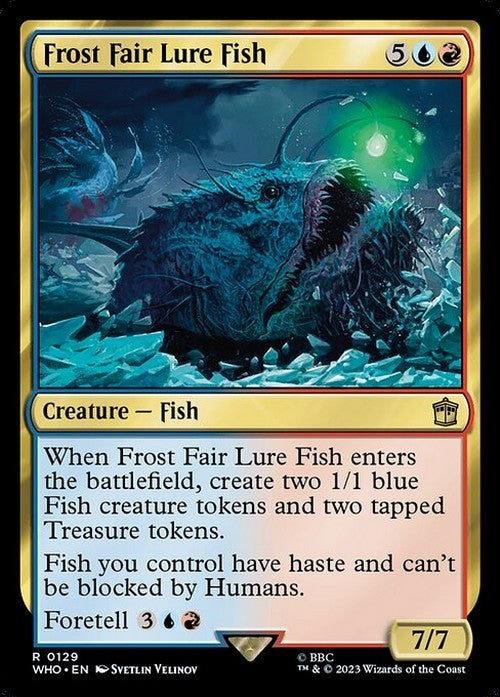 Frost Fair Lure Fish ~ Commander: Doctor Who [ NearMint ] [ Magic MTG ]