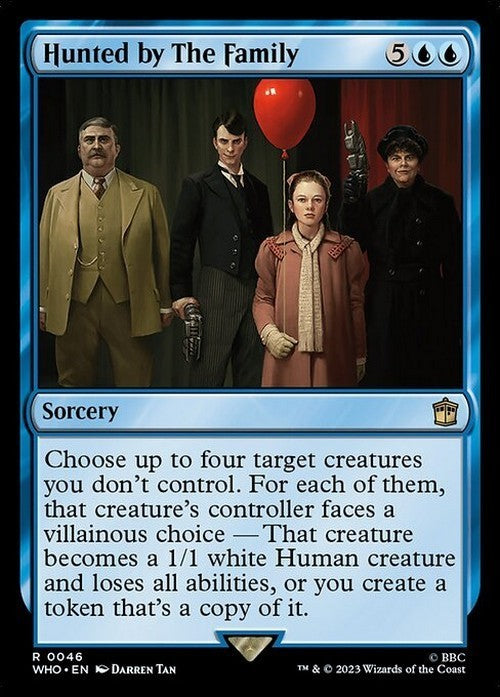 Hunted by The Family ~ Commander: Doctor Who [ NearMint ] [ Magic MTG ]