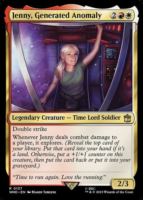 Jenny, Generated Anomaly ~ Commander: Doctor Who [ NearMint ] [ Magic MTG ]