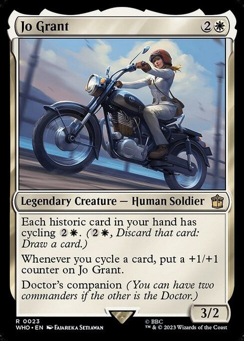 Jo Grant ~ Commander: Doctor Who [ NearMint ] [ Magic MTG ]