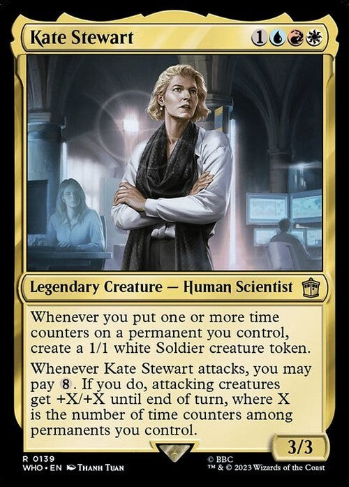 Kate Stewart ~ Commander: Doctor Who [ NearMint ] [ Magic MTG ]