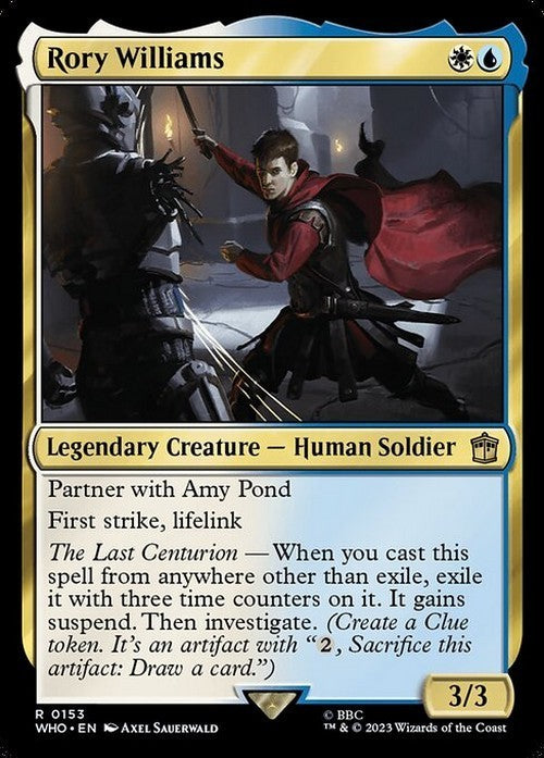Rory Williams ~ Commander: Doctor Who [ NearMint ] [ Magic MTG ]